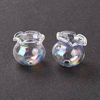 Конус из стеклянных бусин для изготовления колокольчиков&nbsp;GLAA-Z003-01G