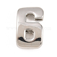 Латунные бусины номер 6&nbsp;KK-B167-B167-26P-06