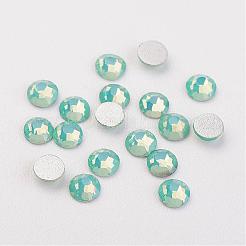 Glas flach zurück Strass Cabochons G-P261-01-6#
