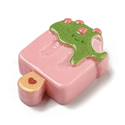 Frühling Kirschblüten Thema opake Harz Decoden Cabochons RESI-E055-02B