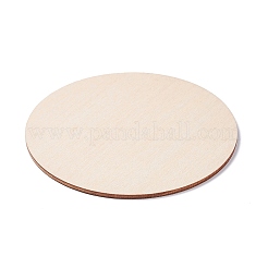 Flache runde Holzcabochons mit Monat WOOD-XCP0001-44