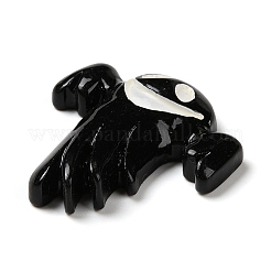 Geist Halloween undurchsichtige Harz Decoden Cabochons RESI-R446-01O