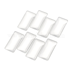 Transparentes Rechteck Glas Cabochons GGLA-KS0001-02