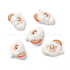 Undurchsichtigen Cabochons RESI-G036-E01