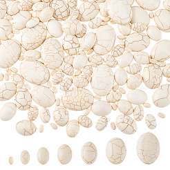 160 Stück synthetische türkisfarbene Cabochons in 7 Größen G-PH0002-69B