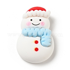 Undurchsichtige Cabochons aus weihnachtlichem Harz RESI-G039-08