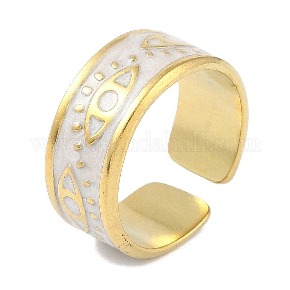 Wholesale Ion Plating Ip Stainless Steel Enamel Eye Cuff Finger