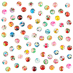 Glas cabochons GGLA-PH0006-06C
