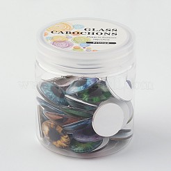 Glas cabochons GGLA-JP0003-13
