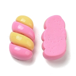 Undurchsichtige Decoden-Cabochons aus Kunstharzimitat für Lebensmittel RESI-K027-17