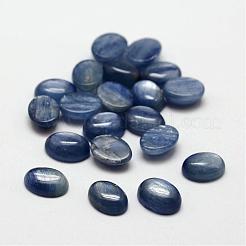 Ovale Cabochons aus natürlichem Zyanit / Zyanit / Disthen G-O147-01A