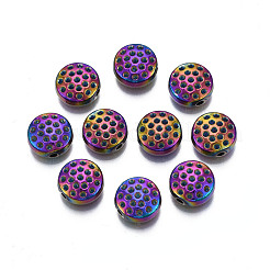 Rack-Plattierung Regenbogenfarbe Legierung Perle Strass Einstellungen PALLOY-S180-360