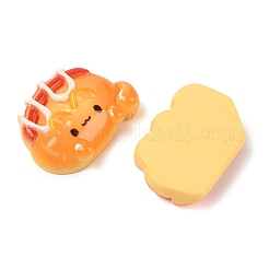 Undurchsichtige Decoden-Cabochons aus Kunstharzimitat für Lebensmittel CRES-I034-05
