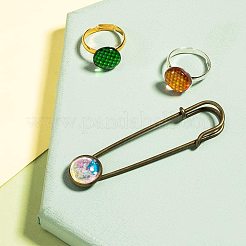 Klebstein Glascabochons für DIY-Projekte GGLA-PH0005-08