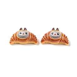 Undurchsichtige Harzimitat Brot Decoden Cabochons RESI-S396-03