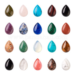 38 Stück Edelstein-Cabochons in 19 Stilen G-FW0001-04