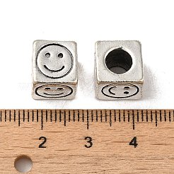 Tibetischer Stil Legierung europäische Perlen Fassungen für Strasssteine FIND-A038-02B-AS