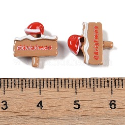 Weihnachtsmotiv opake Decoden-Cabochons aus Kunstharz CRES-M036-03Q