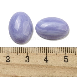 Synthetische blaue Spitzenachat-Cabochons G-C115-01A-03