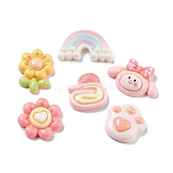Undurchsichtigen Cabochons RESI-G084-04