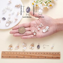 Bausatz zum Selbermachen von Blumenohrringen DIY-SZ0009-77