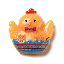 Oster-Cartoon-Cabochons aus undurchsichtigem Harz RESI-Q223-01A