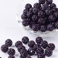 Pave disco бусины&nbsp;RB-H258-10MM-204