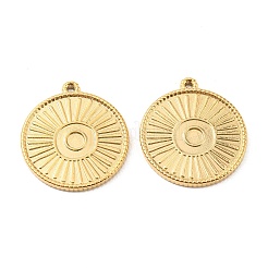 PVD-Vakuumbeschichtung 304 Edelstahl Anhänger Cabochon Fassungen STAS-F287-48G