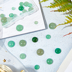 Natürlichen grünen Aventurin Cabochons G-GA0001-06