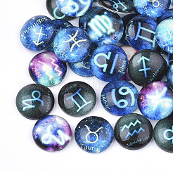 Klebstein Glascabochons für DIY-Projekte GGLA-S047-02