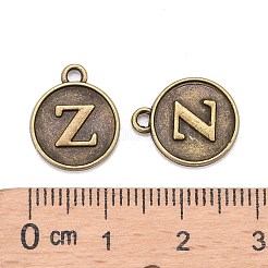 Aluminium-Anhänger Fassungen für Cabochons PALLOY-N156-01Z-AB