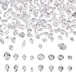 320 Stück 16 Stil Zirkonia Cabochons ZIRC-YS0001-03