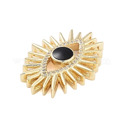 Gestellbeschichtung Messing Emaille Cabochons KK-B097-04G