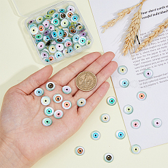 100 Stück Glas-Cabochons zum Basteln von Augen DIY-DC0002-68B