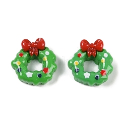 Weihnachtsmotiv opake Decoden-Cabochons aus Kunstharz CRES-M036-03O