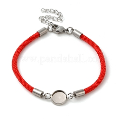 Herstellung von Milano-Kordeln und Armbändern aus Edelstahl 304 MAK-H004-02B-P02