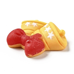 Undurchsichtige Cabochons aus weihnachtlichem Harz RESI-G039-02