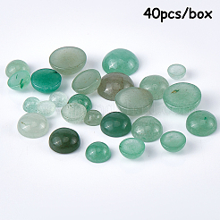 Natürlichen grünen Aventurin Cabochons G-GA0001-06
