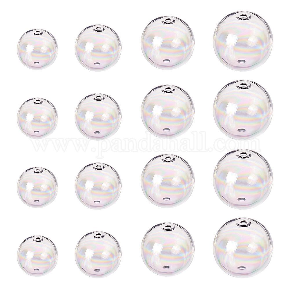 Wholesale Pandahall Pcs Sizes Glass Globe Ball Hollow Ball Double