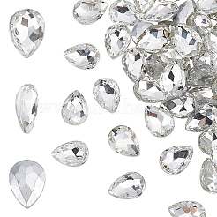 80 Stück Glas-Strass-Cabochons RGLA-FG0001-16A