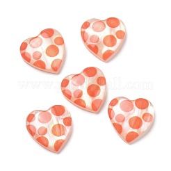 Bedruckte Cabochons aus undurchsichtigem Harz FIND-E020-09C-09