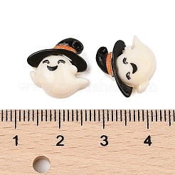 Undurchsichtige Harz-Cabochons zum Thema Halloween CRES-M037-07F