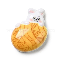 Oster-Cartoon-Cabochons aus undurchsichtigem Harz RESI-Q223-01E
