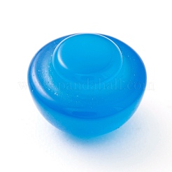 Natürliche blaue Achat-Cabochons G-B009-09-A