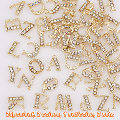 2 Satz 2 Farben Legierung Cabochons FIND-OC0003-26