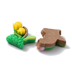 Undurchsichtige Decoden-Cabochons aus Harz CRES-P030-A