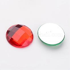 Nachahmung taiwan acryl strass flach zurück cabochons GACR-D002-20mm-M
