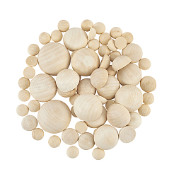 Unfertige Holz Cabochons WOOD-CJ0001-10