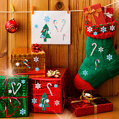 DIY 90 Stück 11 Stil Schmuckherstellungsset für Weihnachten DIY-GA0004-35