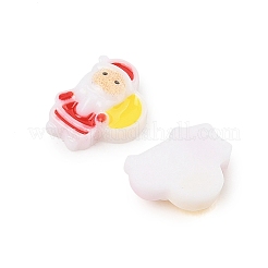 Leuchtende Harz-Cabochons mit Weihnachtsmotiv RESI-U003-02C